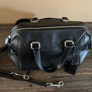 Vantage black soft leather authentic Coach purse in like new condition.